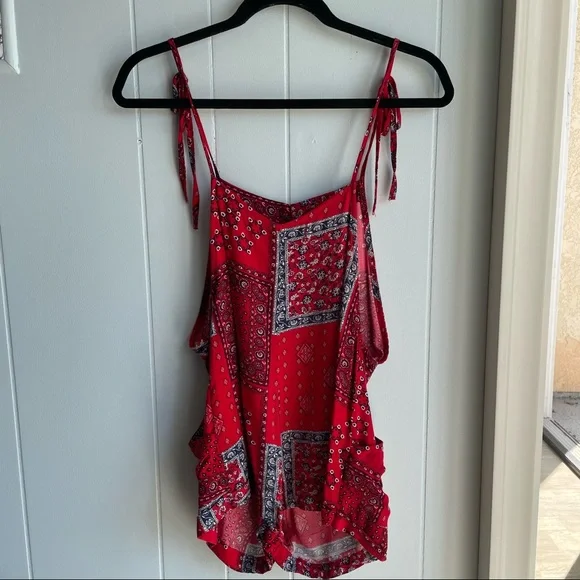 🛒✨Planet blue paisley print romper - Picture 6 of 10